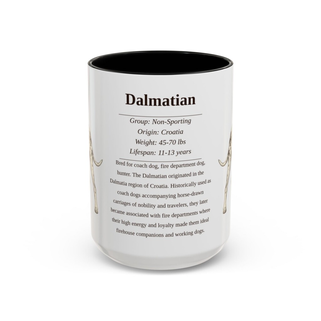 1752234030048007213_2048.jpeg 15oz Dalmatian Mug, Black, front view