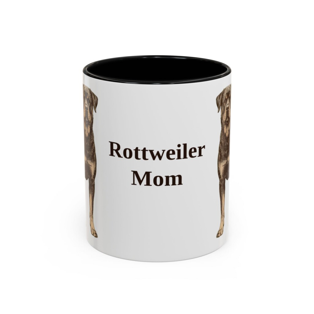 17524876445338600426_2048.jpeg 11oz Rottweiler Dog Mom Mug, Vintage Sketch Coffee Mug, Dog Mom Gift