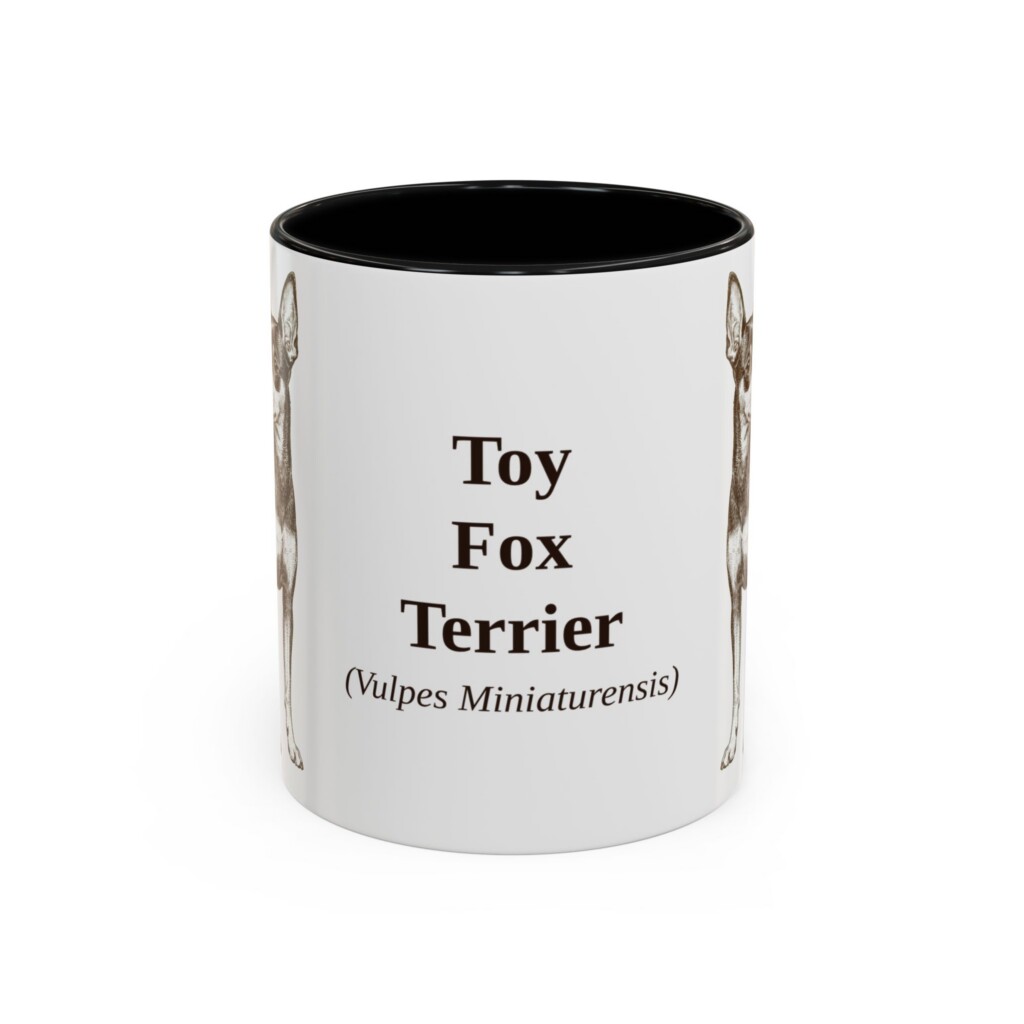 17531627001781718055_2048.jpeg 11oz Toy Fox Terrier Latin Mug, Vintage Dog Coffee Mug, Dog Lover Gift