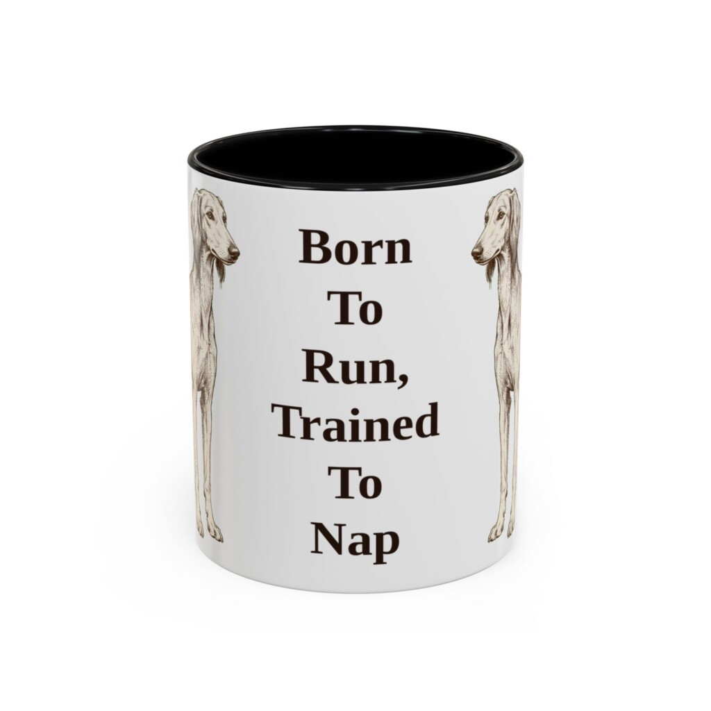 11oz Funny Saluki Mug, Vintage Dog Coffee Mug, Dog Lover Gift