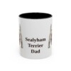 11oz Sealyham Terrier Dog Dad Mug, Vintage Sketch Coffee Mug, Dog Dad Gift