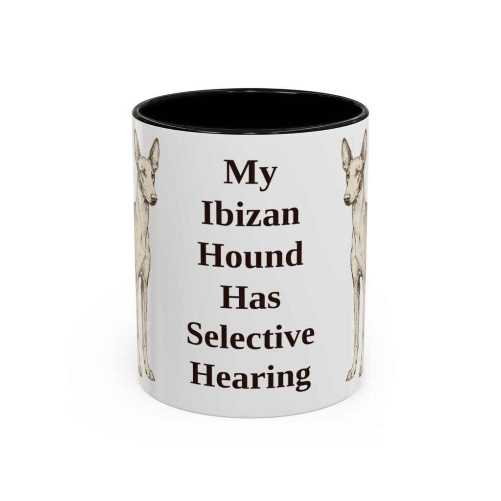 17641173271357428988_2048.jpeg 11oz Funny Ibizan Hound Mug, Vintage Dog Coffee Mug, Dog Lover Gift