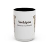 15oz Yorkipoo Latin Mug, Vintage Dog Coffee Mug, Dog Lover Gift