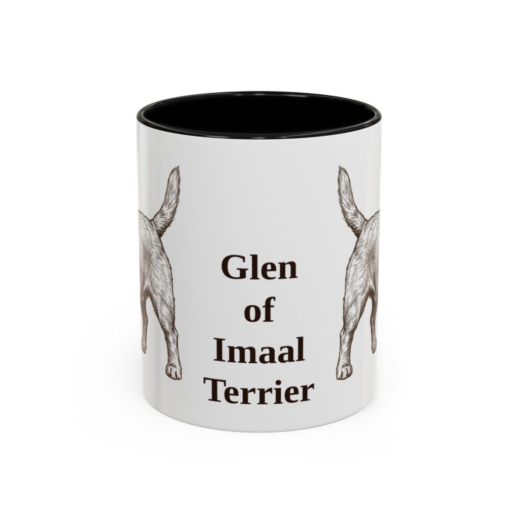 11oz Glen of Imaal Terrier Mug, Vintage Dog Portrait Coffee Mug, Dog Lover Gift