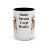 15oz Funny Horgi Mug, Vintage Dog Coffee Mug, Dog Lover Gift