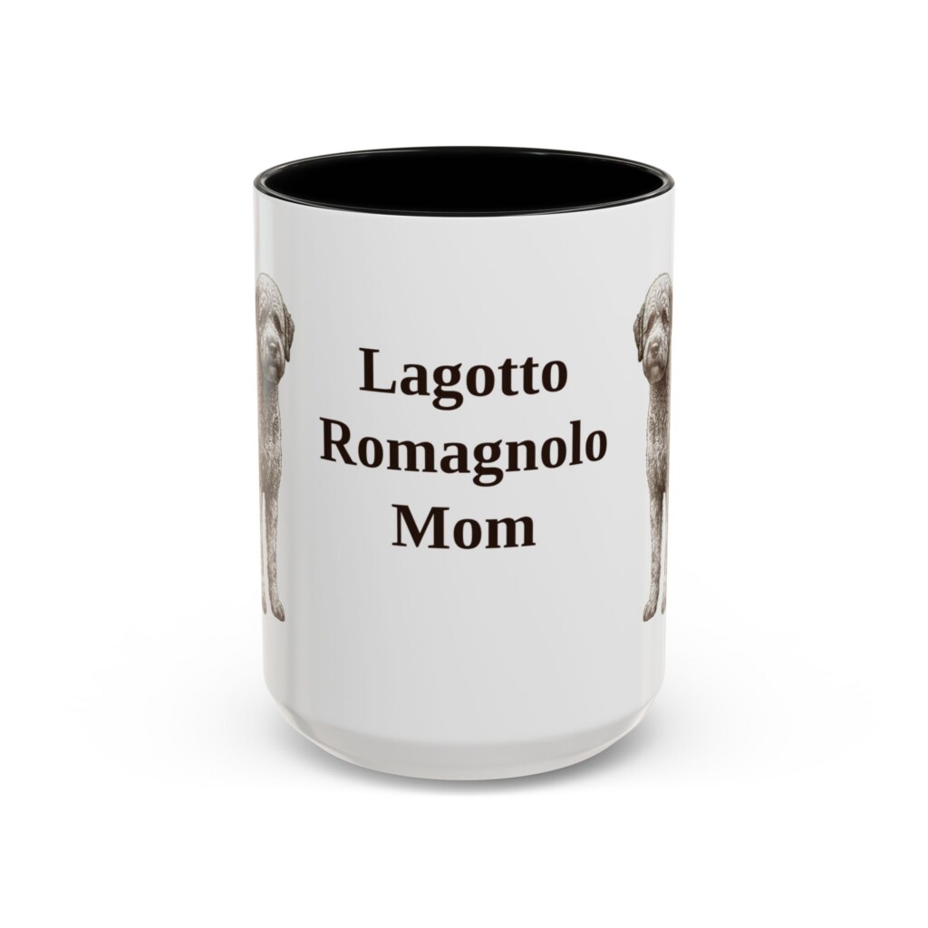 17755605914742266826_2048.jpeg 15oz Lagotto Romagnolo Dog Mom Mug, Vintage Sketch Coffee Mug, Dog Mom Gift