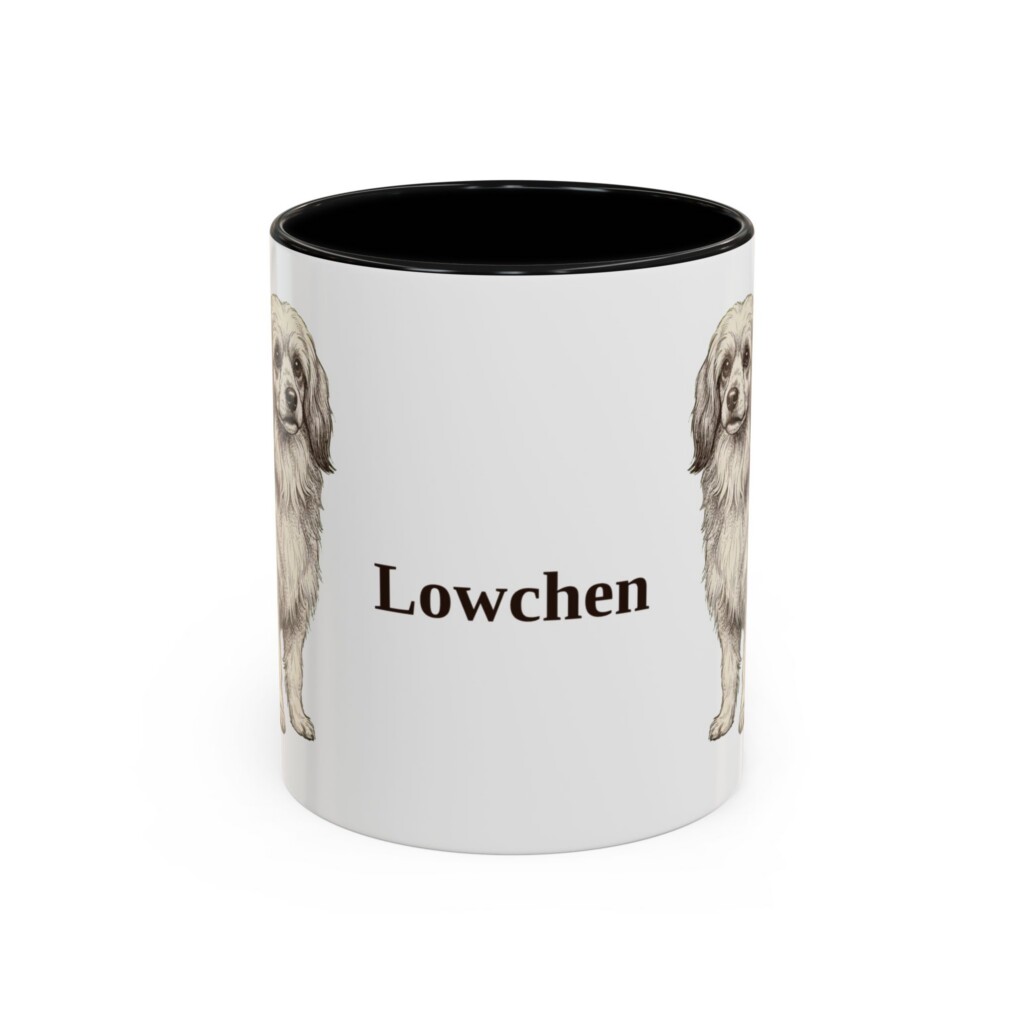 11oz Lowchen Mug, Vintage Dog Portrait Coffee Mug, Dog Lover Gift