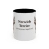 11oz Norwich Terrier Latin Mug, Vintage Dog Coffee Mug, Dog Lover Gift