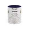 11oz Boykin Spaniel Mug, Yellow, front view