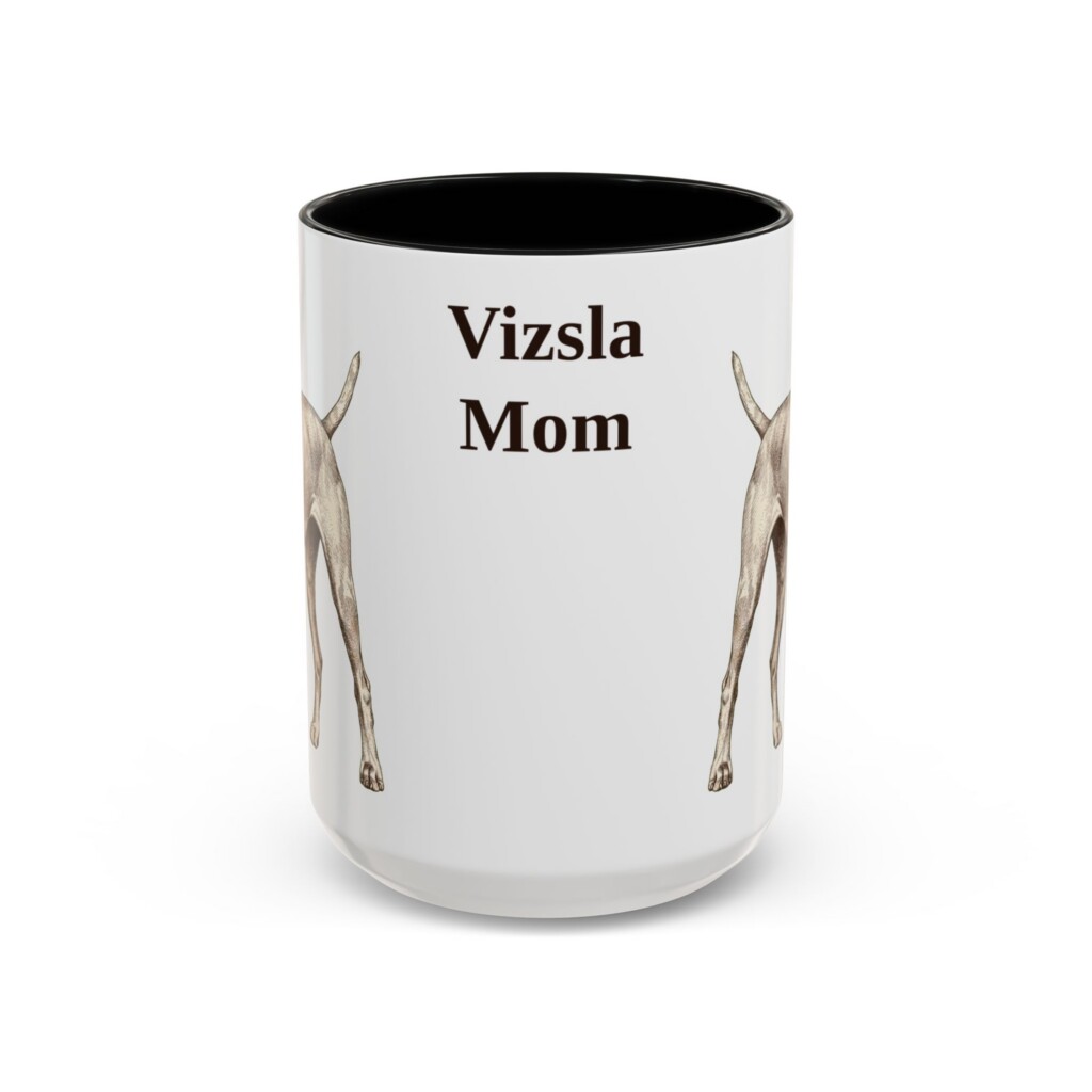 17963567812146679215_2048.jpeg 15oz Vizsla Dog Mom Mug, Vintage Sketch Coffee Mug, Dog Mom Gift