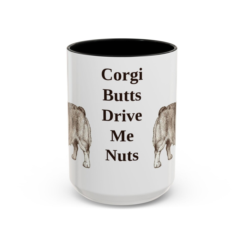 17994515455275685540_2048.jpeg 15oz Funny Pembroke Welsh Corgi Mug, Vintage Dog Coffee Mug, Dog Lover Gift