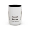 15oz Russell Terrier Latin Mug, Vintage Dog Coffee Mug, Dog Lover Gift