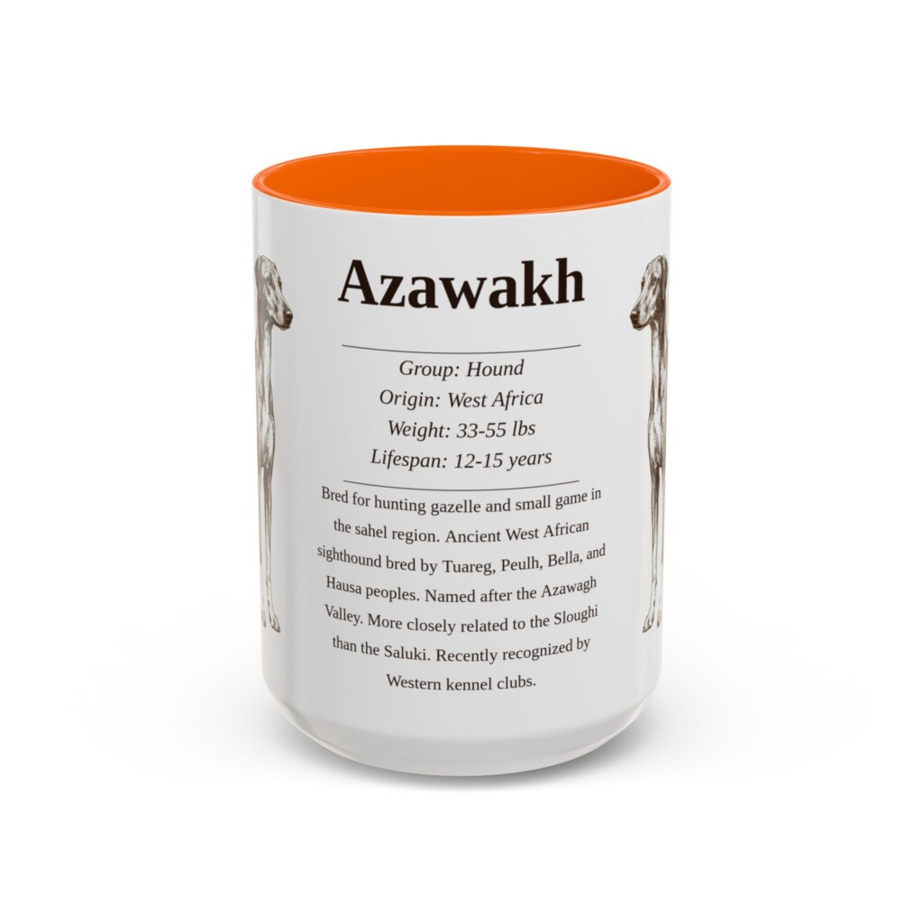 18059744436587163401_2048.jpeg 15oz Azawakh Mug, Pink, front view
