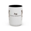 15oz Jug Latin Mug, Vintage Dog Coffee Mug, Dog Lover Gift