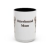 15oz Otterhound Dog Mom Mug, Vintage Sketch Coffee Mug, Dog Mom Gift