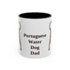 11oz Portuguese Water Dog Dog Dad Mug, Vintage Sketch Coffee Mug, Dog Dad Gift