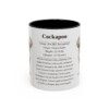 11oz Cockapoo Mug, Black, front view