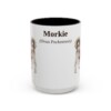 15oz Morkie Latin Mug, Vintage Dog Coffee Mug, Dog Lover Gift