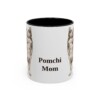 11oz Pomchi Dog Mom Mug, Vintage Sketch Coffee Mug, Dog Mom Gift