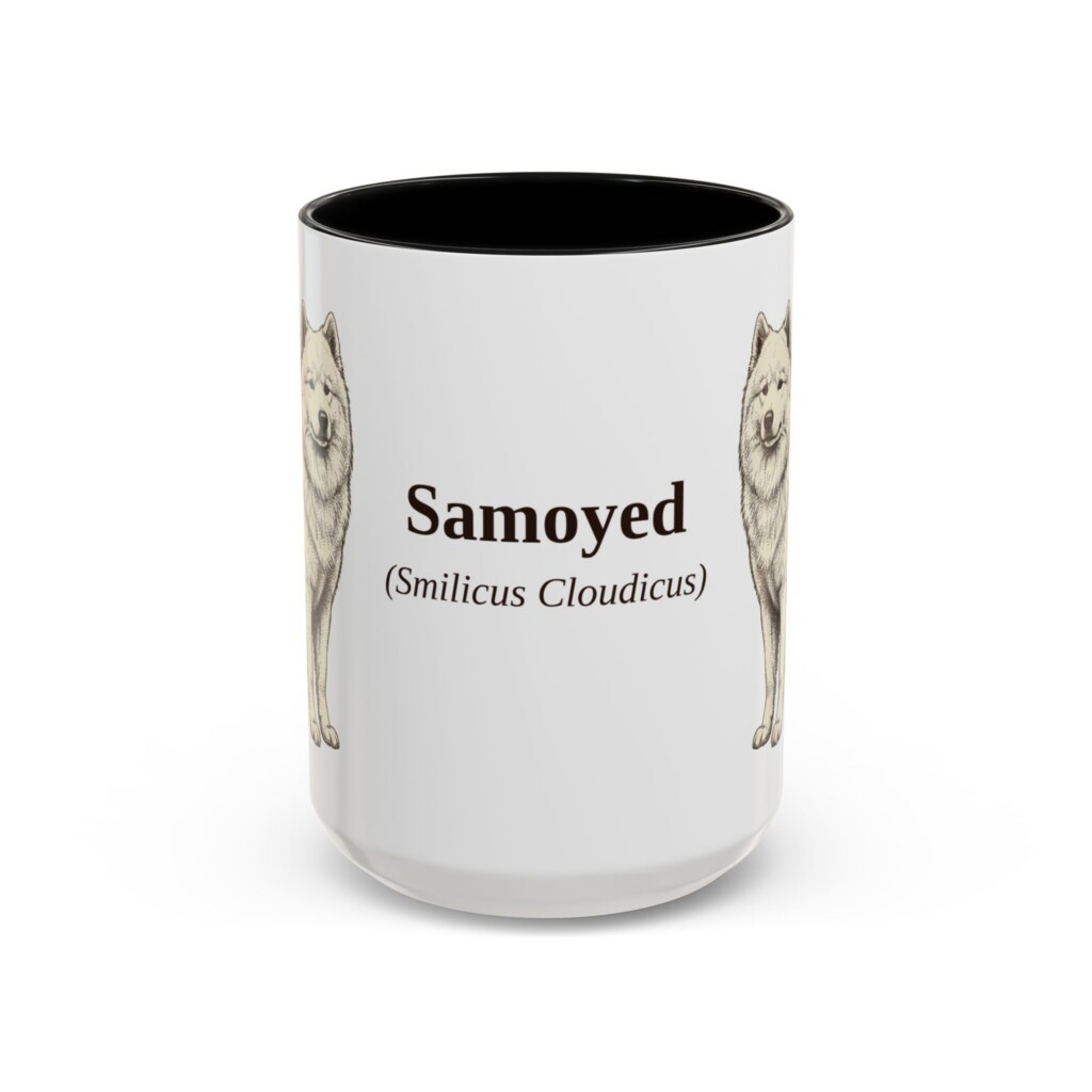 196681774292689096_2048.jpeg 15oz Samoyed Latin Mug, Vintage Dog Coffee Mug, Dog Lover Gift