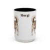 15oz Horgi Mug, Vintage Dog Portrait Coffee Mug, Dog Lover Gift
