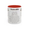 11oz Azawakh Mug, Navy, front view