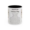 11oz American Eskimo Dog Mug, Black, front view