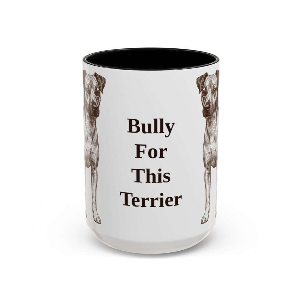 15oz Funny Teddy Roosevelt Terrier Mug, Vintage Dog Coffee Mug, Dog Lover Gift