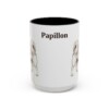 15oz Papillon Mug, Vintage Dog Portrait Coffee Mug, Dog Lover Gift