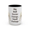15oz Funny Miniature Bull Terrier Mug, Vintage Dog Coffee Mug, Dog Lover Gift