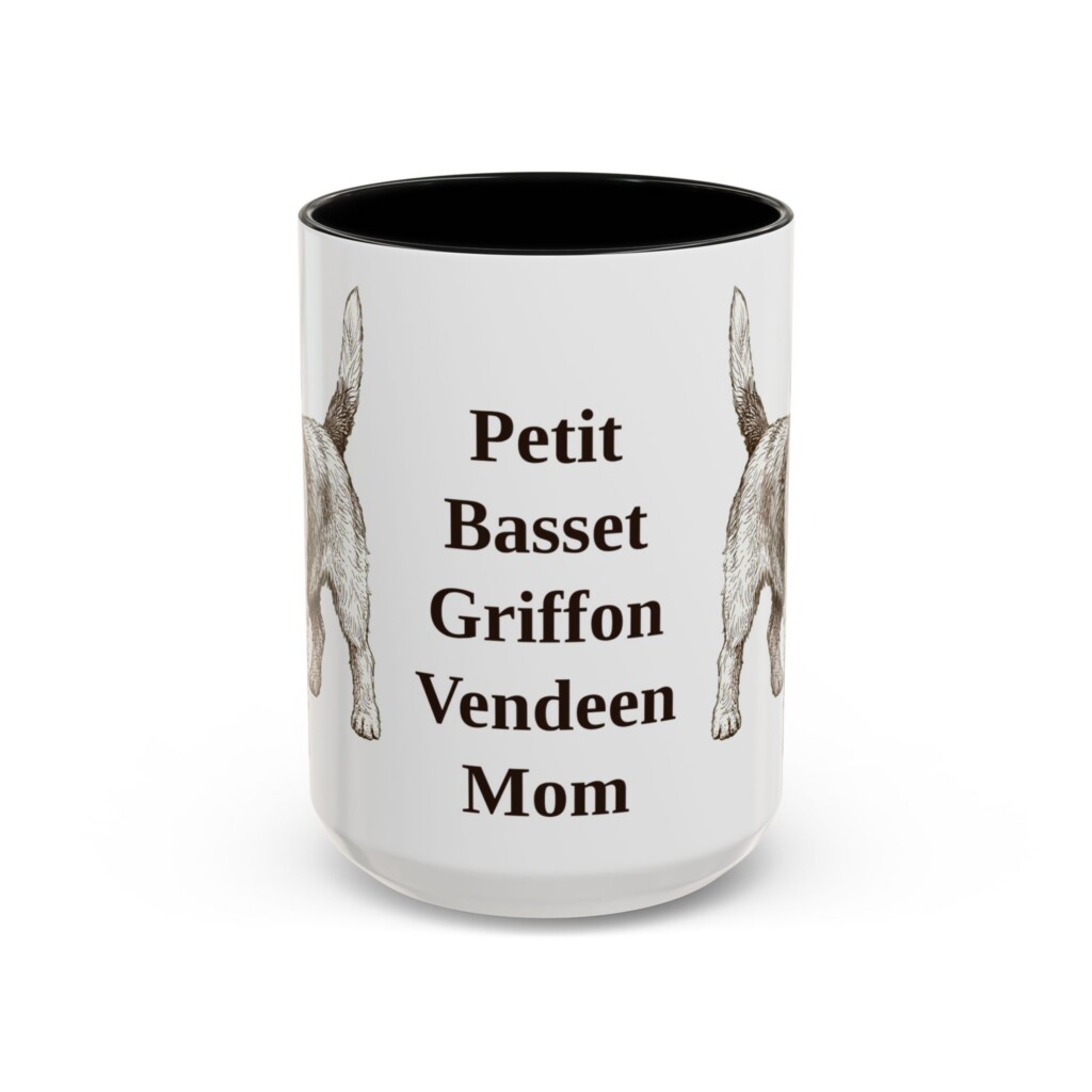 2272087706584257553_2048.jpeg 15oz Petit Basset Griffon Vendeen Dog Mom Mug, Vintage Sketch Coffee Mug, Dog Mom Gift