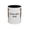 11oz Rottweiler Dog Dad Mug, Vintage Sketch Coffee Mug, Dog Dad Gift