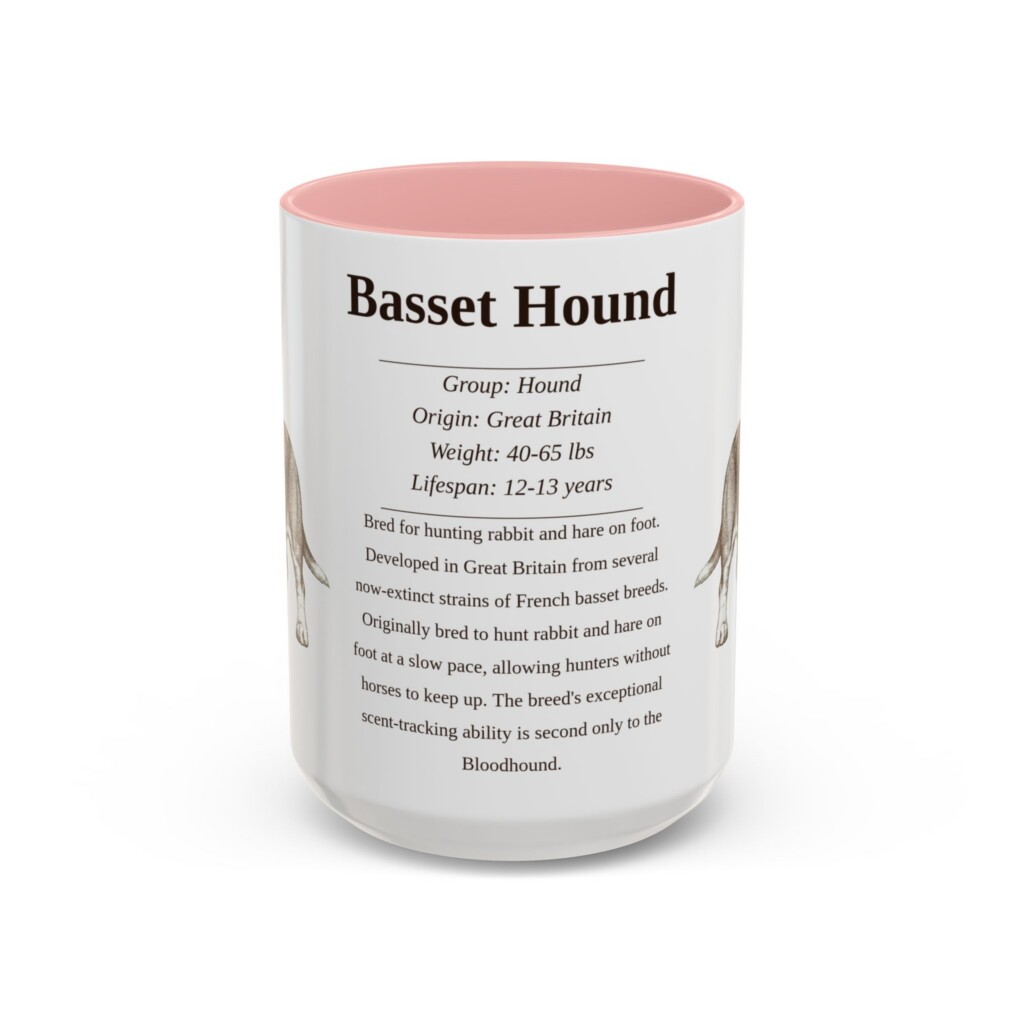 2462951736789182039_2048.jpeg 15oz Basset Hound Mug, Yellow, front view