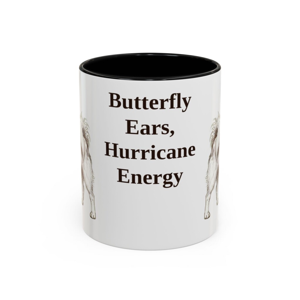 2576871160643121753_2048.jpeg 11oz Funny Papillon Mug, Vintage Dog Coffee Mug, Dog Lover Gift