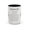 15oz Dachshund Mix Mug, Black, front view