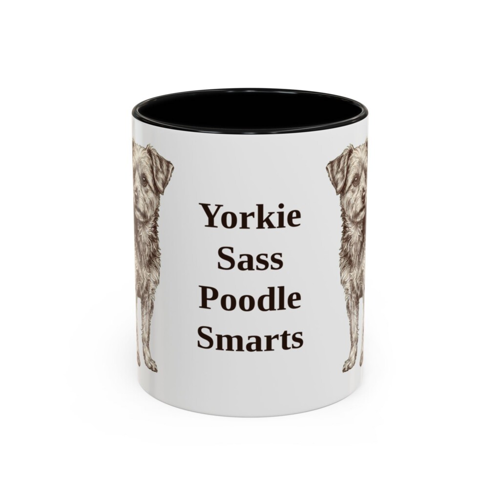 2635398692321095830_2048.jpeg 11oz Funny Yorkipoo Mug, Vintage Dog Coffee Mug, Dog Lover Gift