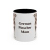 11oz German Pinscher Dog Mom Mug, Vintage Sketch Coffee Mug, Dog Mom Gift