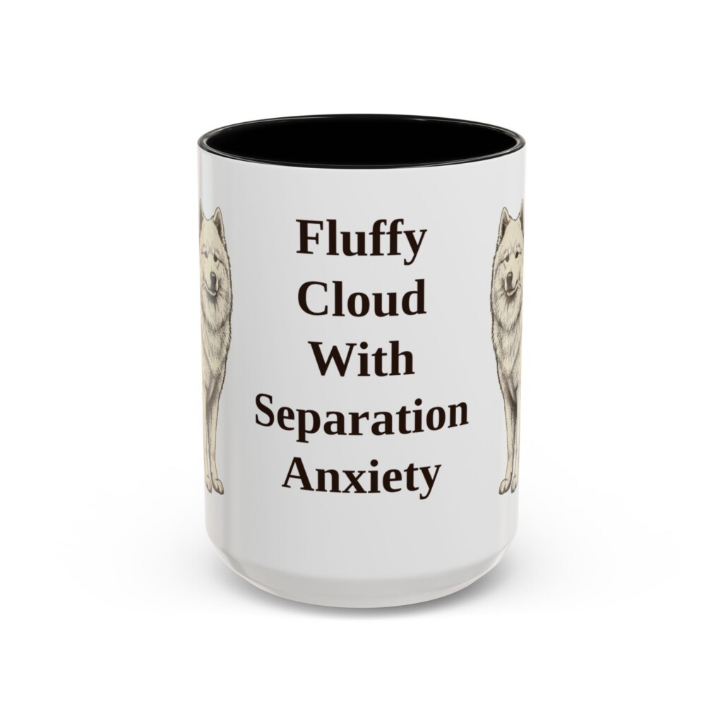 2937650235301113488_2048.jpeg 15oz Funny Samoyed Mug, Vintage Dog Coffee Mug, Dog Lover Gift