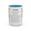 15oz Pit Bull Mug, Light Blue, front view