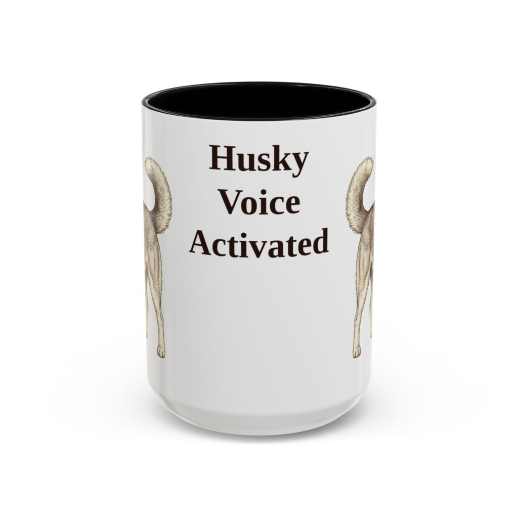 15oz Funny Siberian Husky Mug, Vintage Dog Coffee Mug, Dog Lover Gift