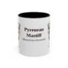 11oz Pyrenean Mastiff Latin Mug, Vintage Dog Coffee Mug, Dog Lover Gift