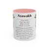 11oz Azawakh Mug, Purple, front view