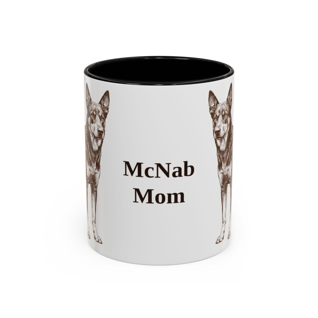 11oz McNab Dog Mom Mug, Vintage Sketch Coffee Mug, Dog Mom Gift