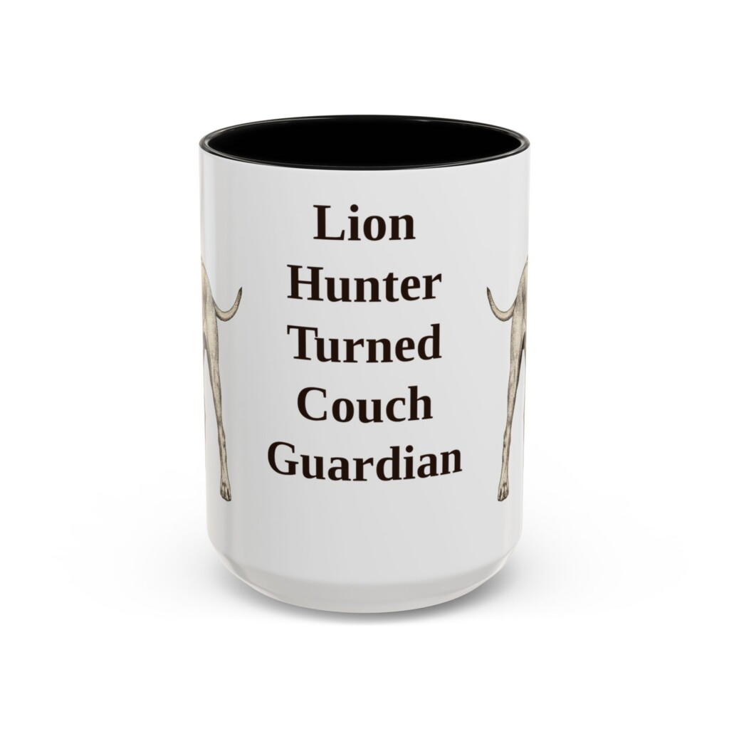 15oz Funny Rhodesian Ridgeback Mug, Vintage Dog Coffee Mug, Dog Lover Gift