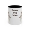11oz Rescue Dog Dog Mom Mug, Vintage Sketch Coffee Mug, Dog Mom Gift