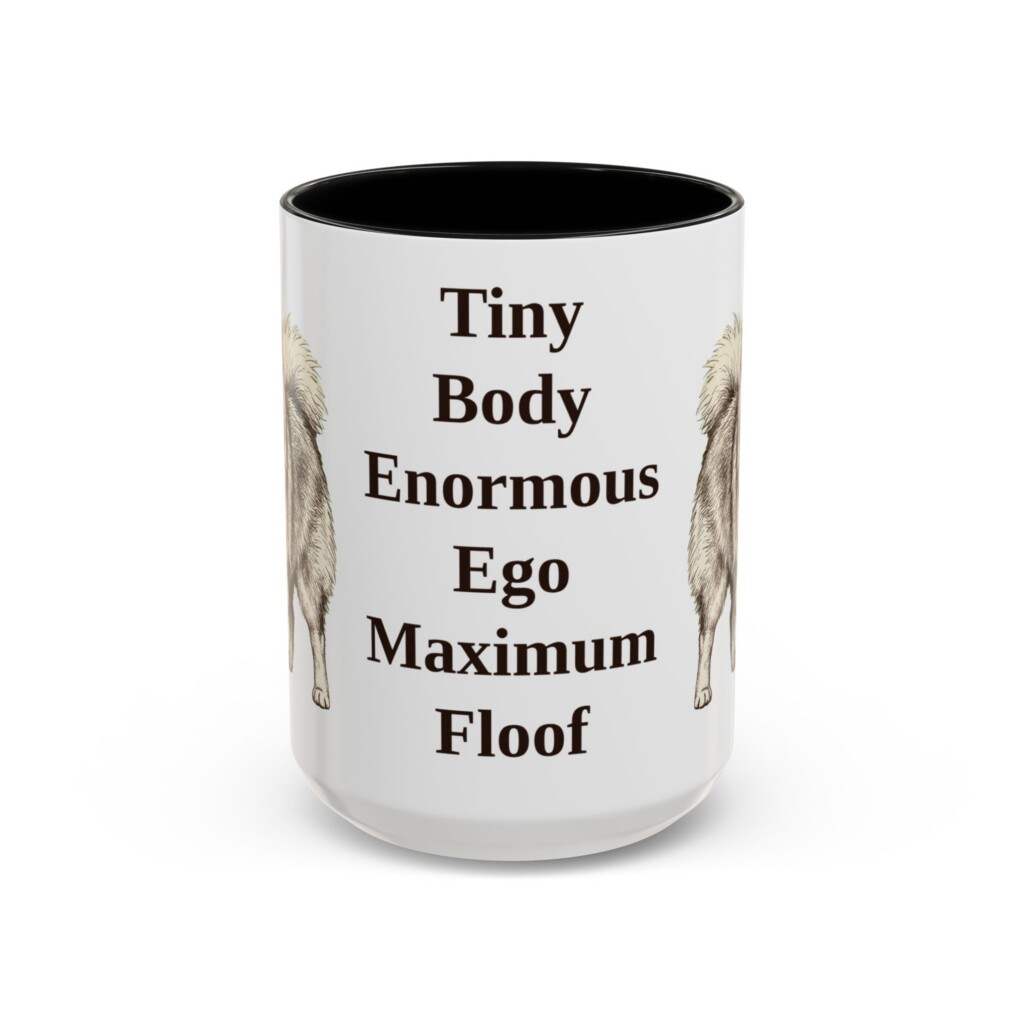15oz Funny Pomeranian Mug, Vintage Dog Coffee Mug, Dog Lover Gift