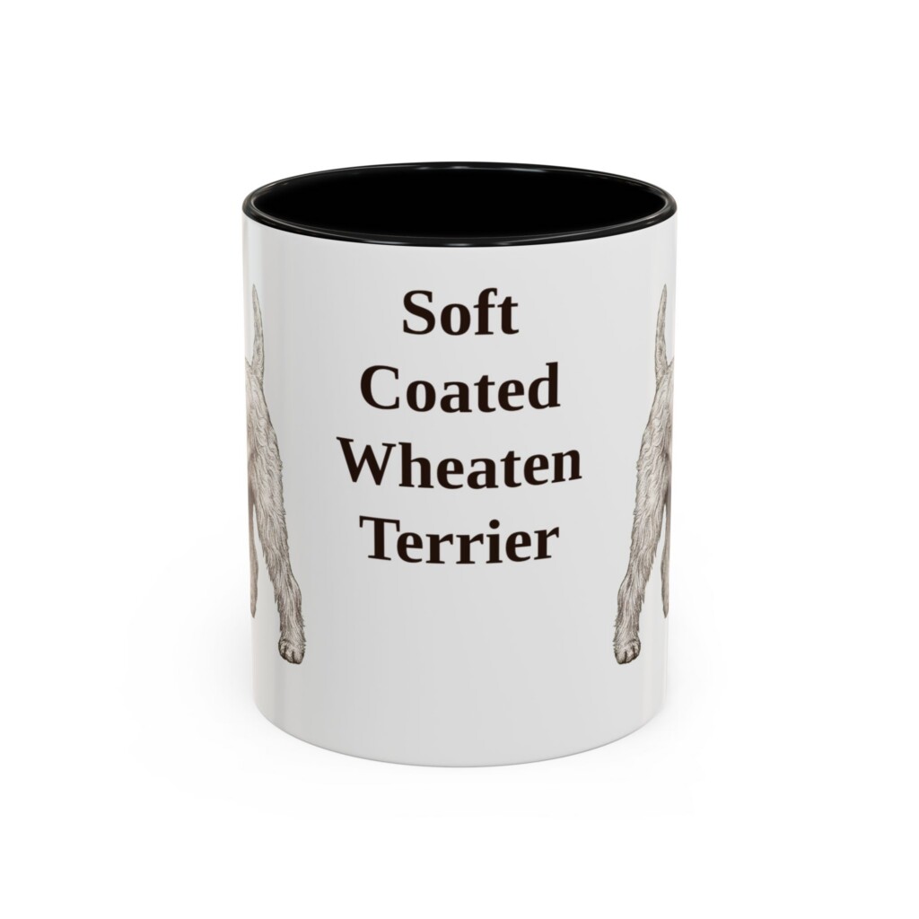 11oz Soft Coated Wheaten Terrier Mug, Vintage Dog Portrait Coffee Mug, Dog Lover Gift