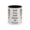 11oz Funny Pomsky Mug, Vintage Dog Coffee Mug, Dog Lover Gift