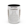 342453408373634553_2048.jpeg 15oz Norwegian Lundehund Mug, Illustrated Dog Breed Facts Coffee Mug, Vintage Dog Keepsake Gift