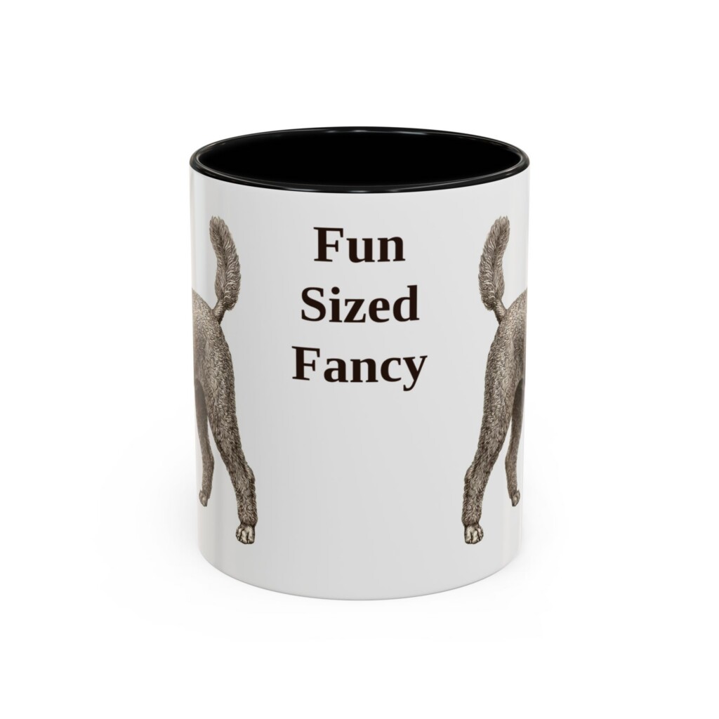 11oz Funny Miniature Poodle Mug, Vintage Dog Coffee Mug, Dog Lover Gift